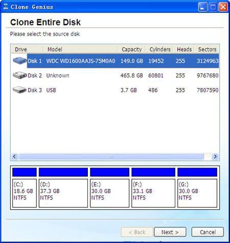 Cloner Windows 7