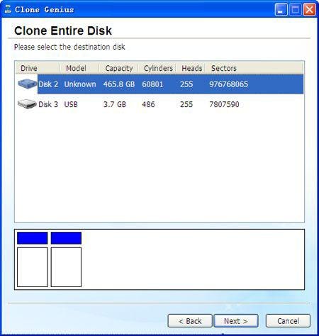 Cloner un fichier Windows 7
