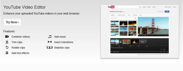 YouTube Online-Videoschnittprogramm
