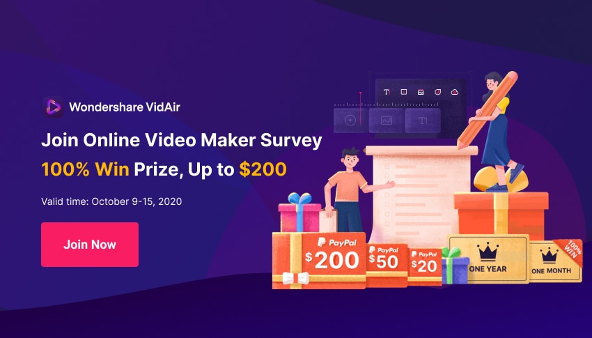 Join VidAir User Survey, Win Big Prize