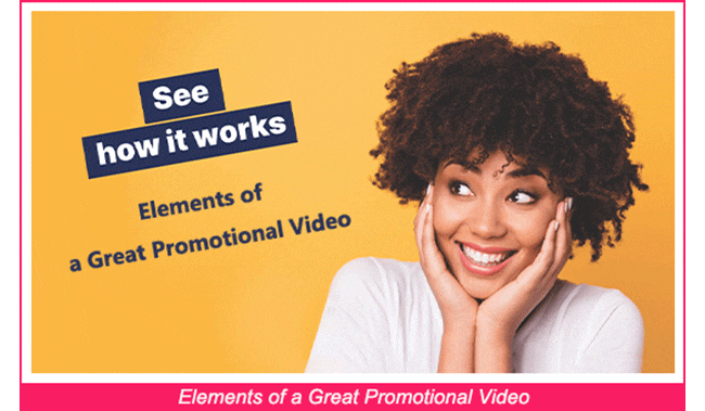 elements of promo video