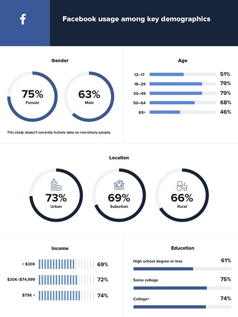 Facebook ads demographics