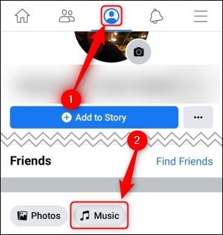 Thẻ nhạc trong Facebook