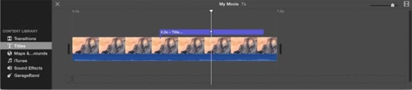 edit titles imovie step 2