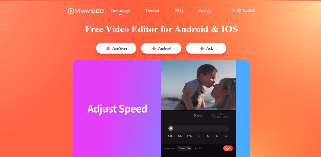 vsdc free video editor slow motion