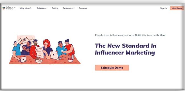 klear influencer marketing platform