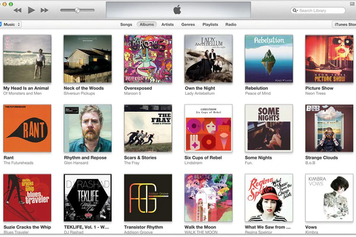 iTunes new interface features