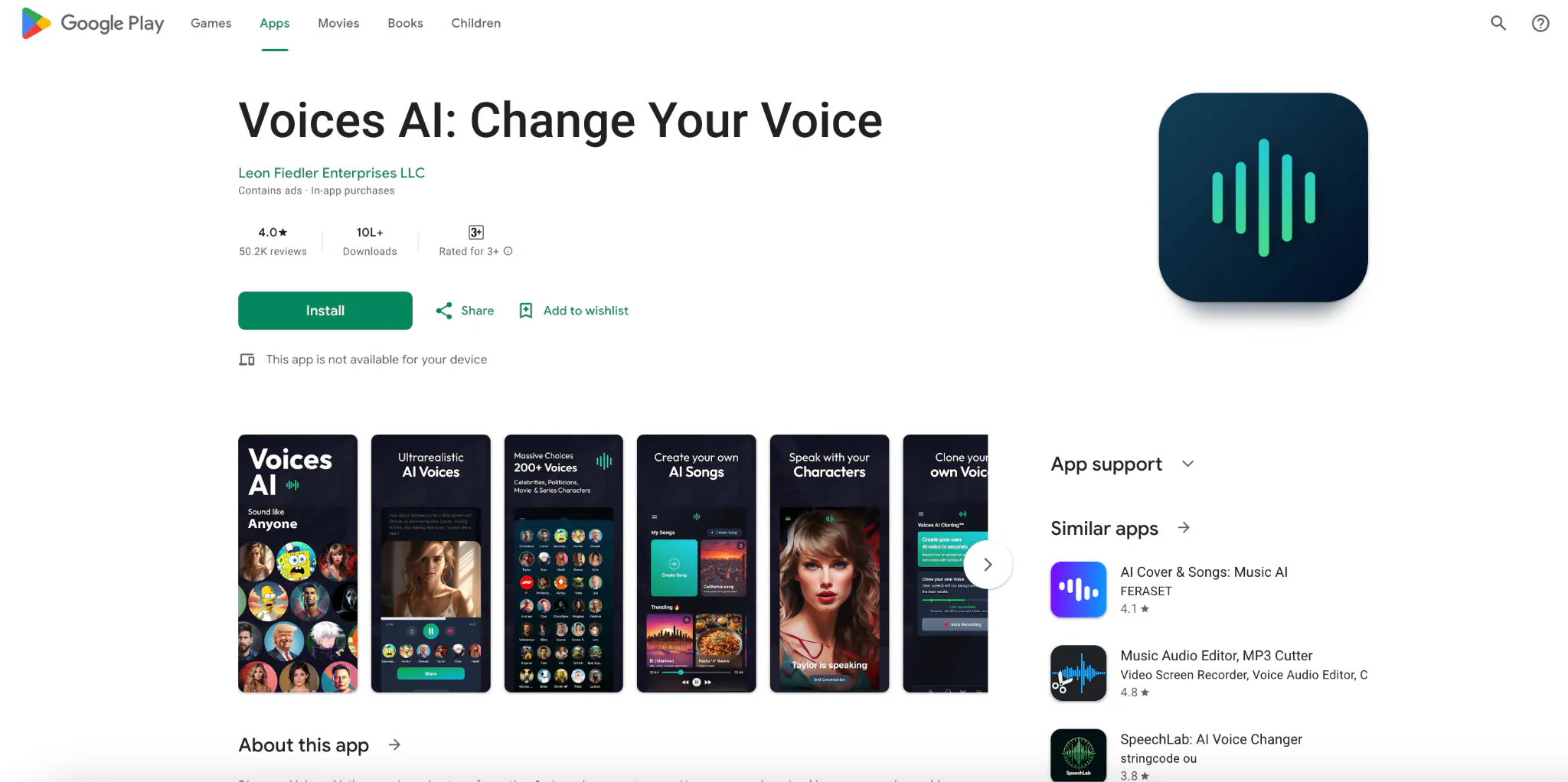 voices AI online voice changer 