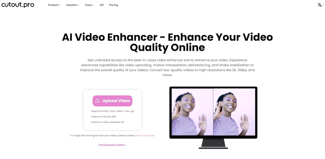 cutout pro video enhancer online