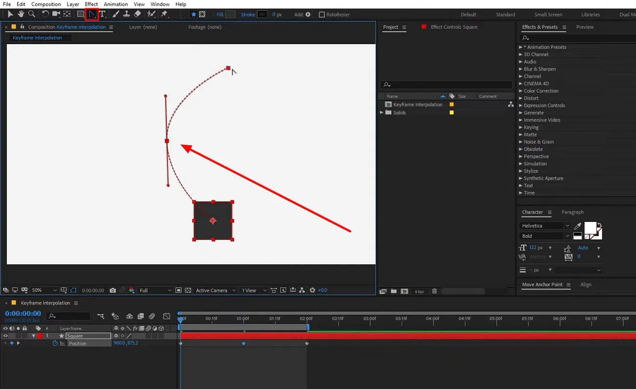 réaliser une interpolation dans le temporel