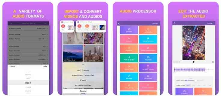 mp3 converter audio extractor ios app