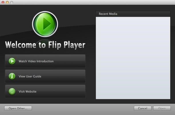 abre el reproductor Flip