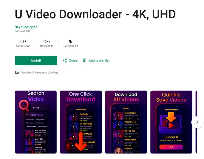 youtube to 4k converter android