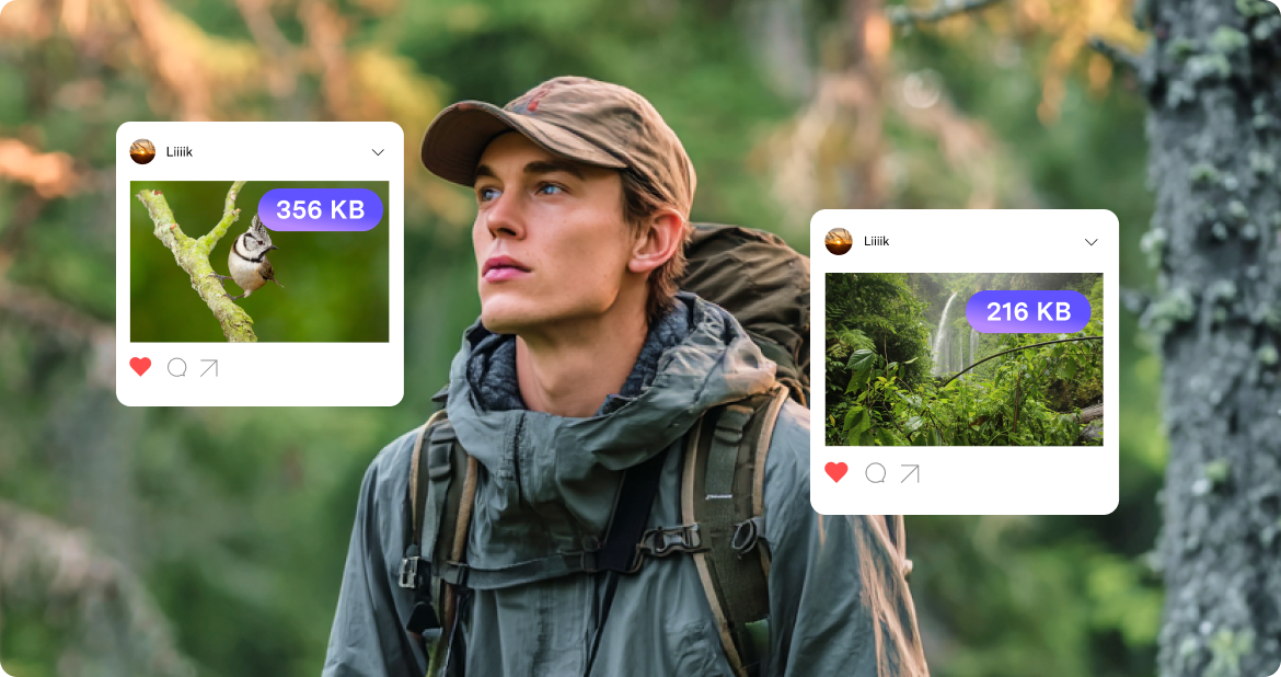 lower photo size without losing impact