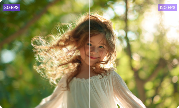 increase video frame rate up to 240 fps