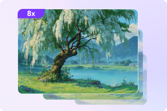 multiple scale options for anime upscaling