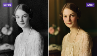 colorize black and white photo