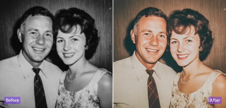 colorize old family photos