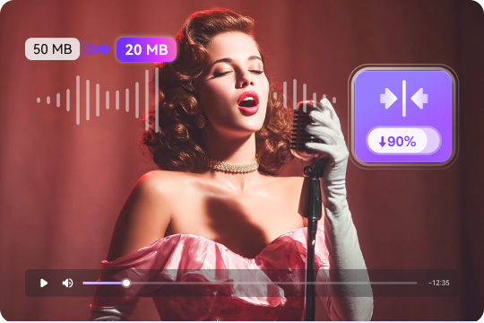 ai mov compressor with high quality output