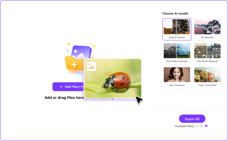 enviar imagem para converter em hd