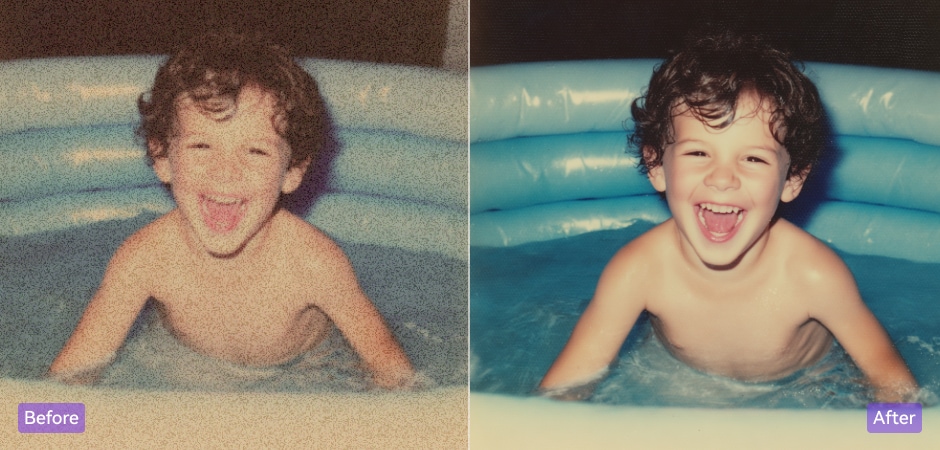 eliminate noise from old photos