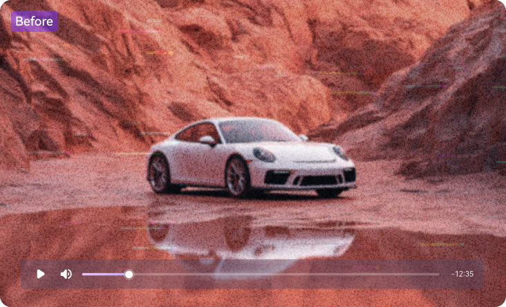 denoise video before sample