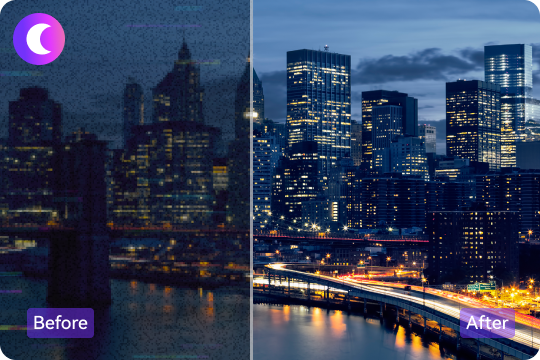 ai video denoise fix low light footage