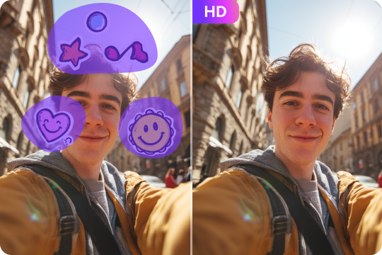 remove emoji from photo hd