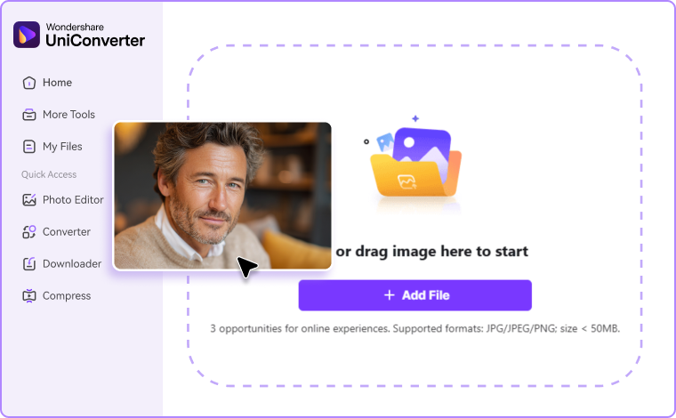 upload portrait image or video