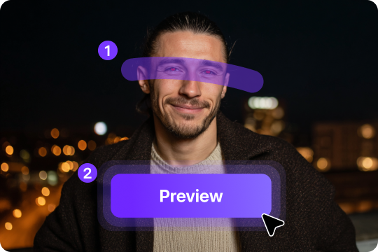 fast red eye removal