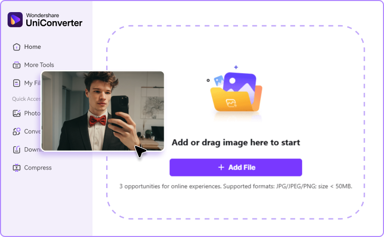 upload image to image object remover
