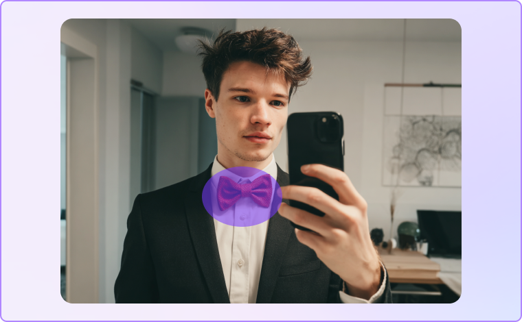 select the object section