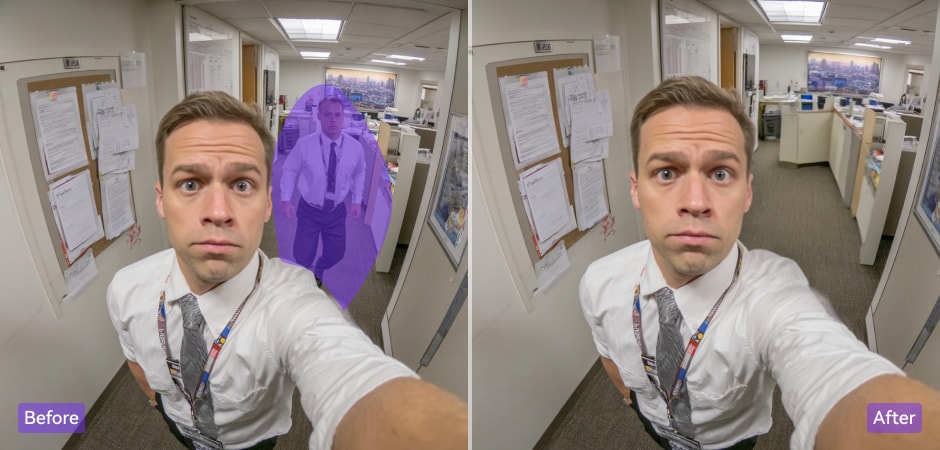 remove people from photos to protect privacy