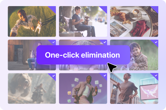 batch remove people from background