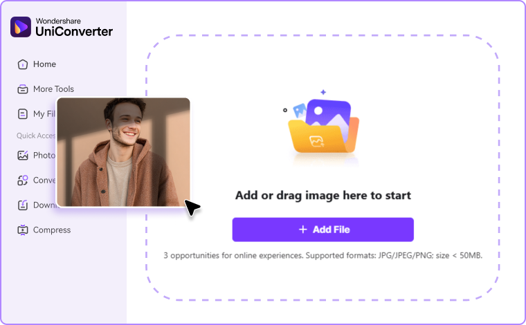 upload shadowed image