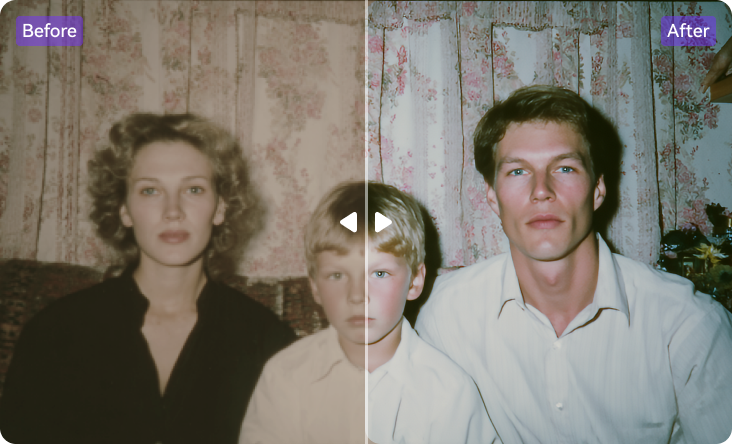 restore blurry old photos