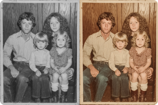 colorize black and white old photos