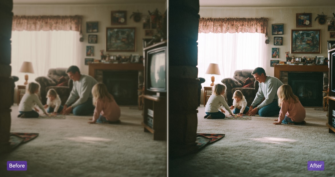 unblur and restore old videos with ai