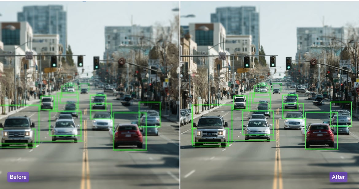 remove blur from securitu videos