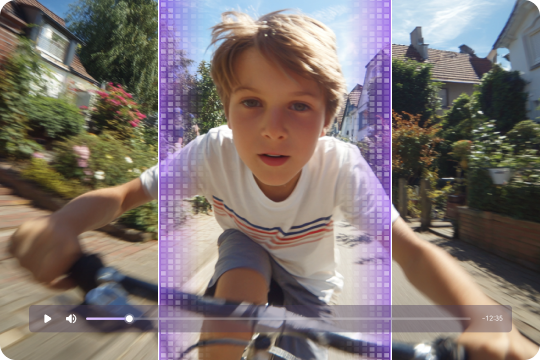 ai upscaling to unblur video