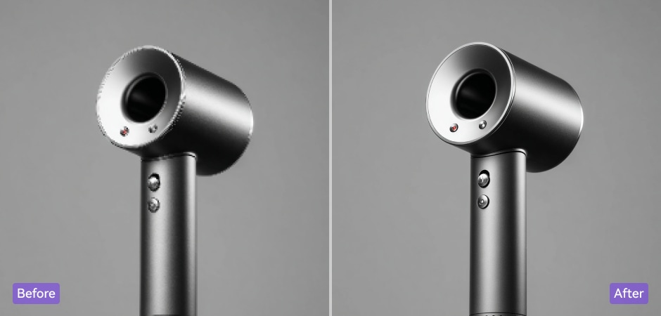 fix pixelated photos for e-commerce