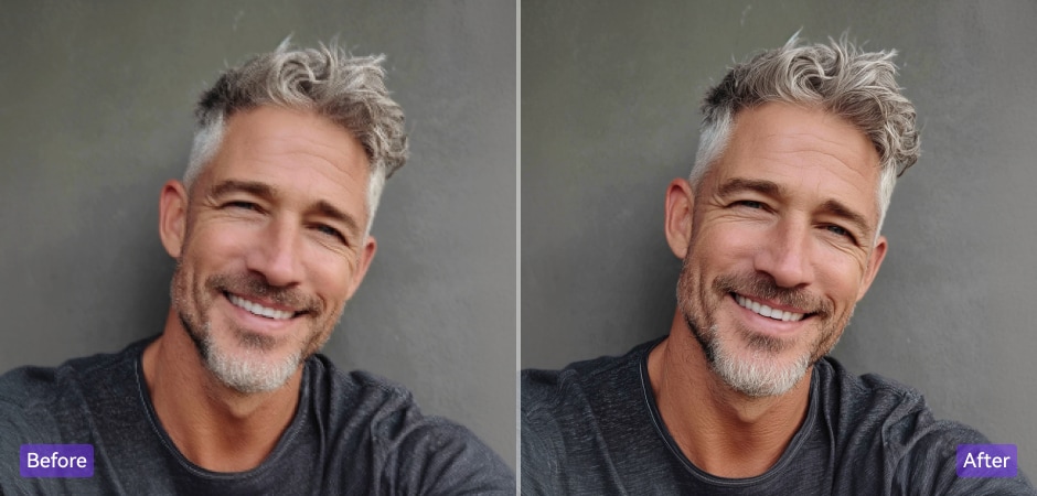 unpixelate image for social media sharing