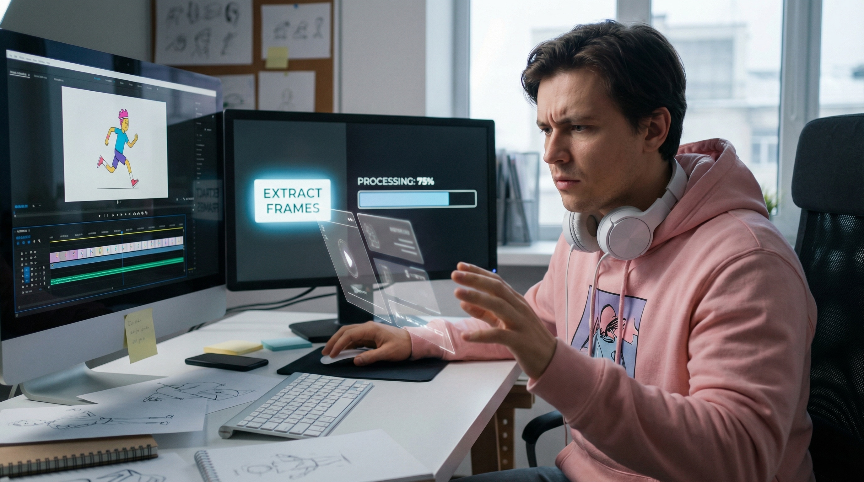 convert video to frames for animation and motion studies