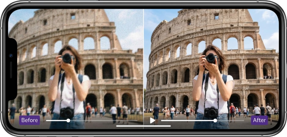 fix blurry mobile phone videos