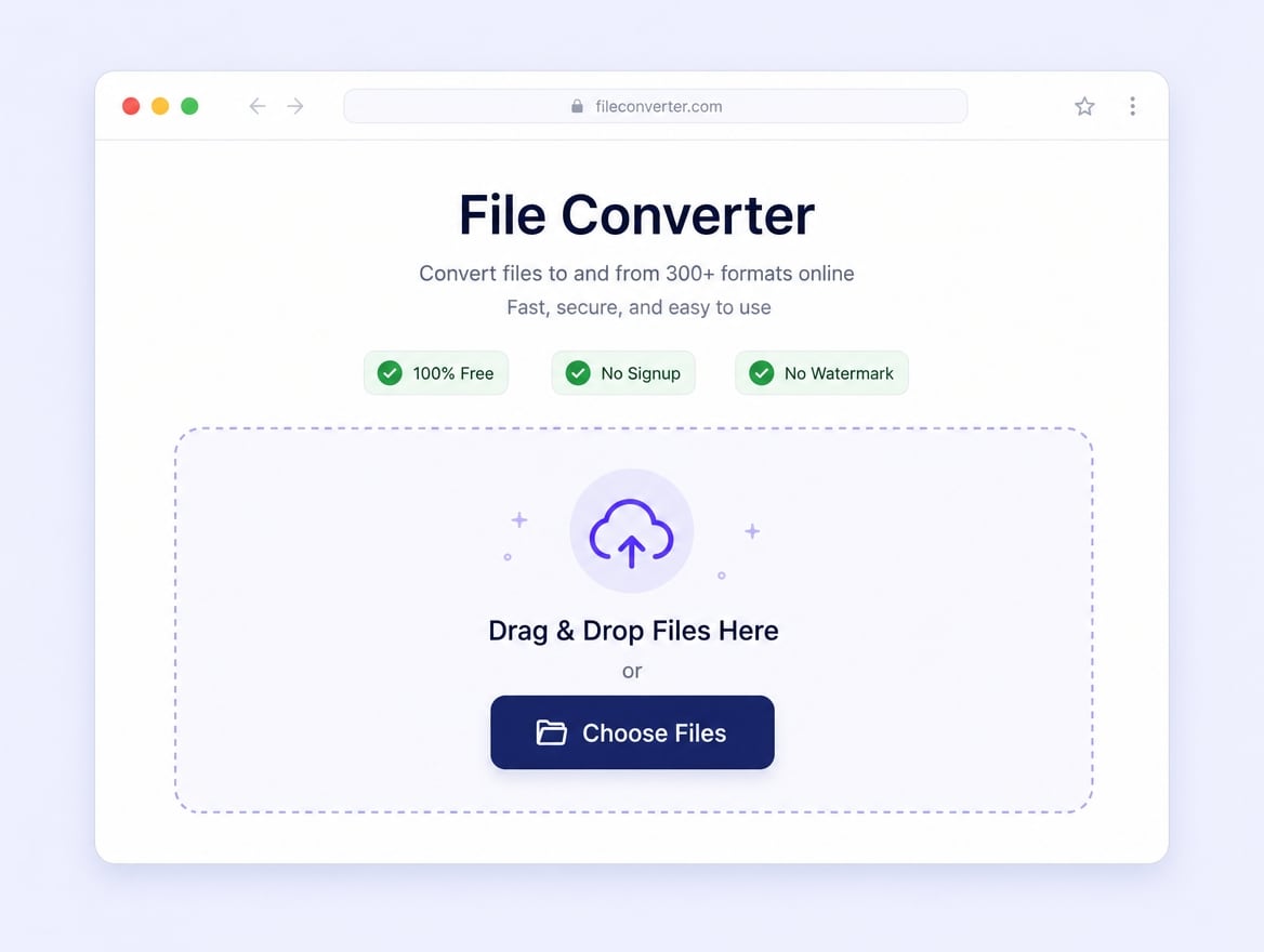 AhaConvert is free with no signup or watermark