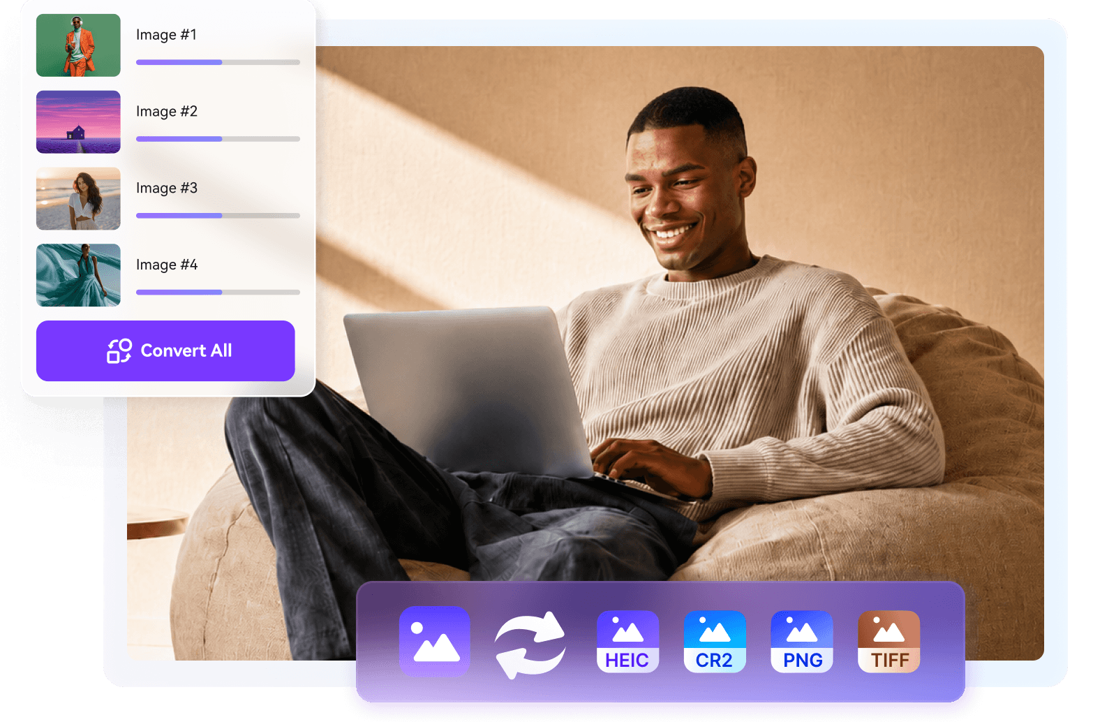 Batch Image Converter for Multiple Files