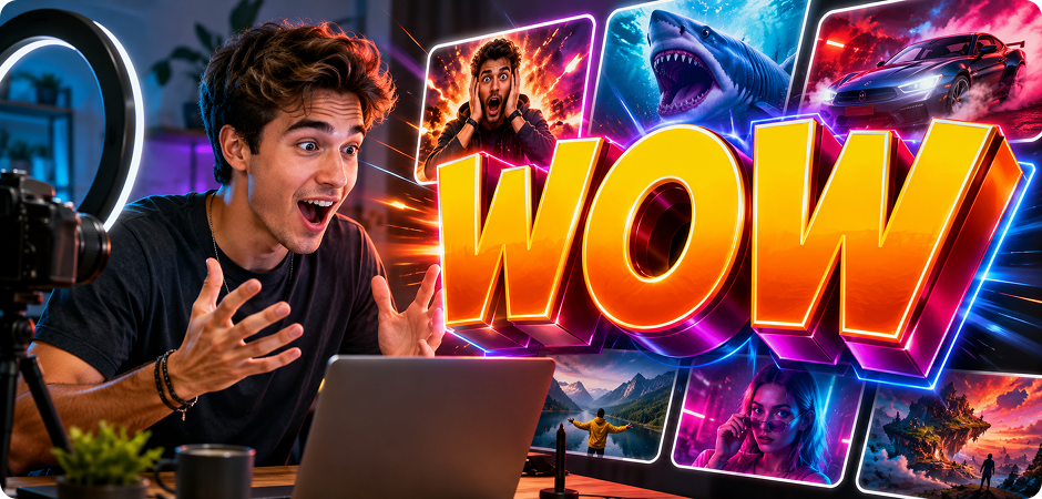 YouTube thumbnail text in 3D