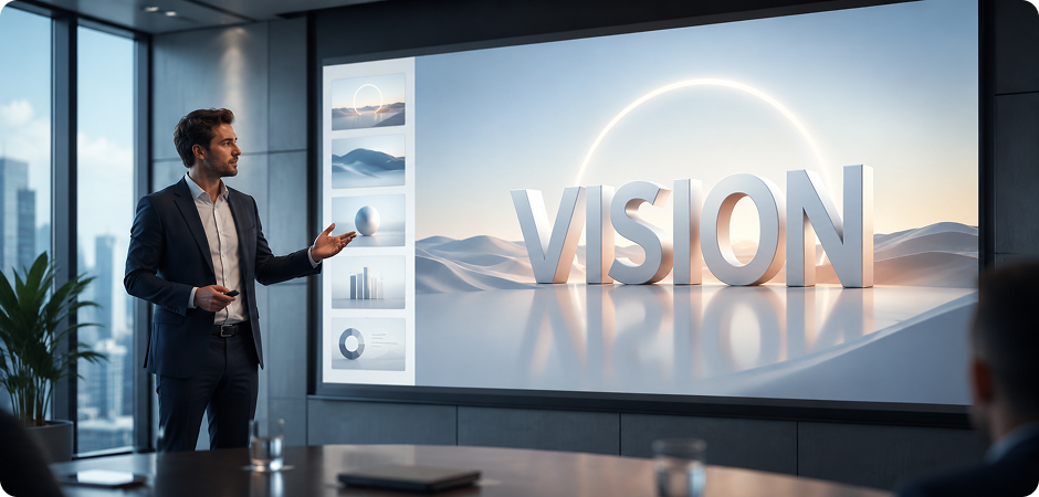3D font creator online for presentation title slides