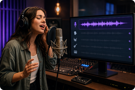 studio grade ai vocal isolation for clear acapellas