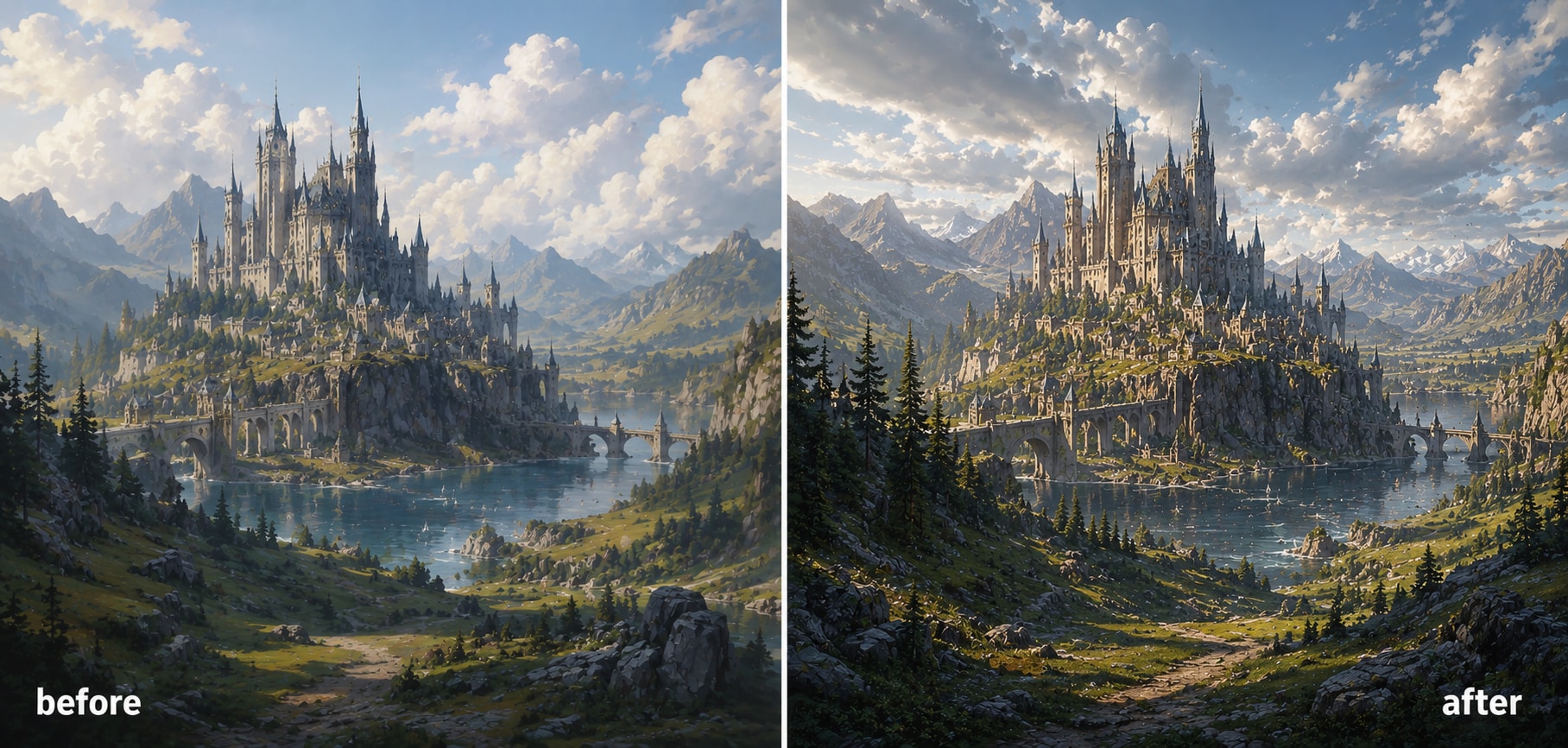 add cinematic detail to concept art